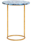 Villa & House Jenay Side Table - Gold Leafed Stand