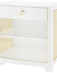 Villa & House Karen 1-Drawer Side Table - White