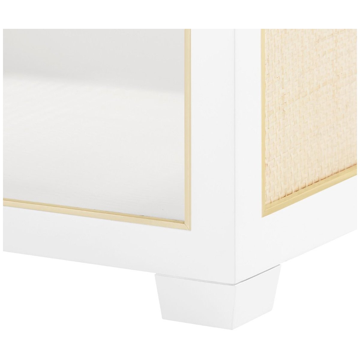 Villa &amp; House Karen 1-Drawer Side Table - White