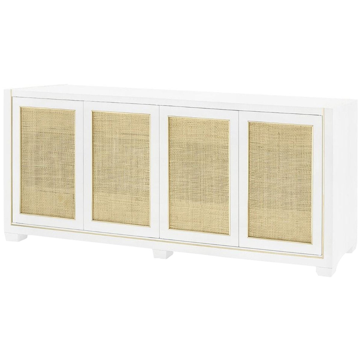 Villa &amp; House Karen 4-Door Cabinet - White