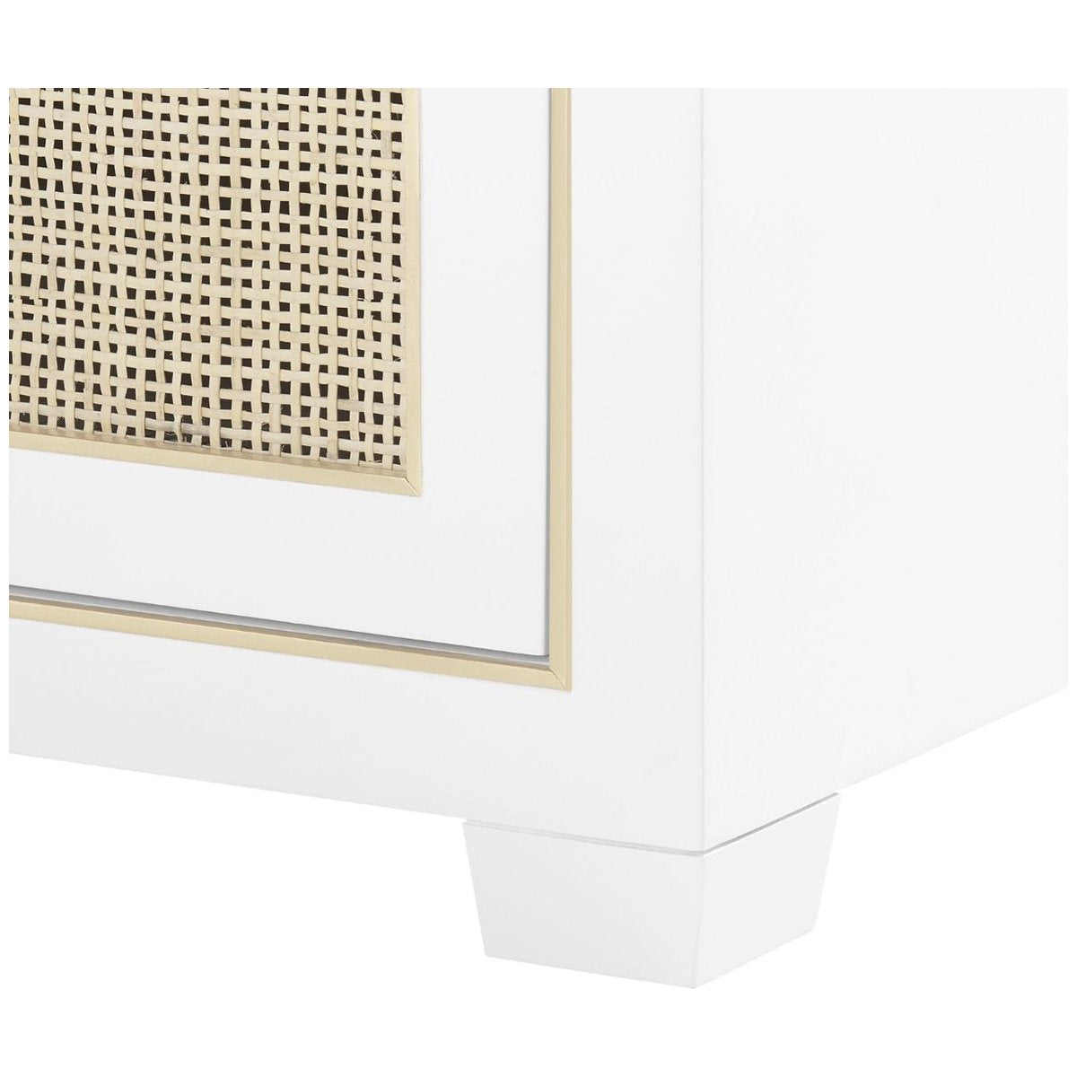 Villa &amp; House Karen 4-Door Cabinet - White