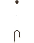 Visual Comfort Rousseau Small Asymmetric Pendant