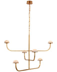 Visual Comfort Pedra Three Tier Shallow Chandelier