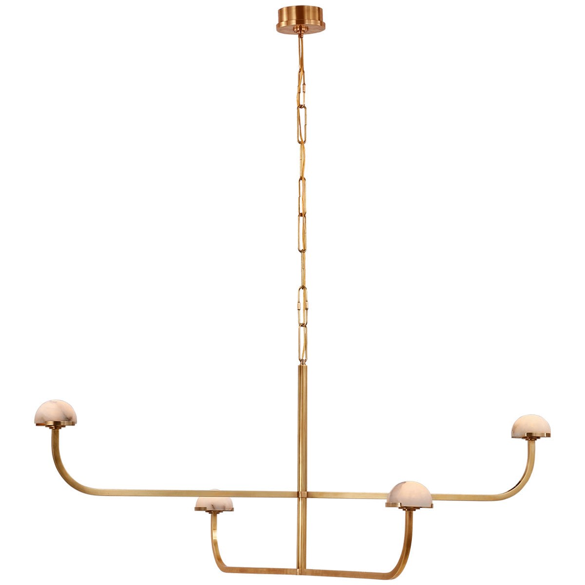 Visual Comfort Pedra Two Tier Shallow Chandelier