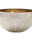 Villa & House Loom Medium Bowl - Brass Accents