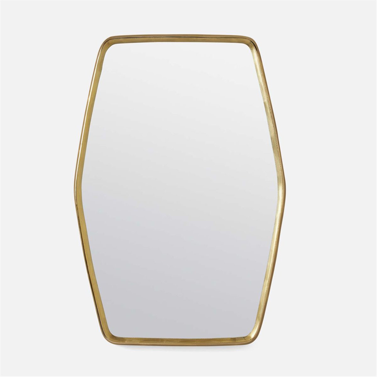 Made Goods Fenris Mirror in Shiny Brass