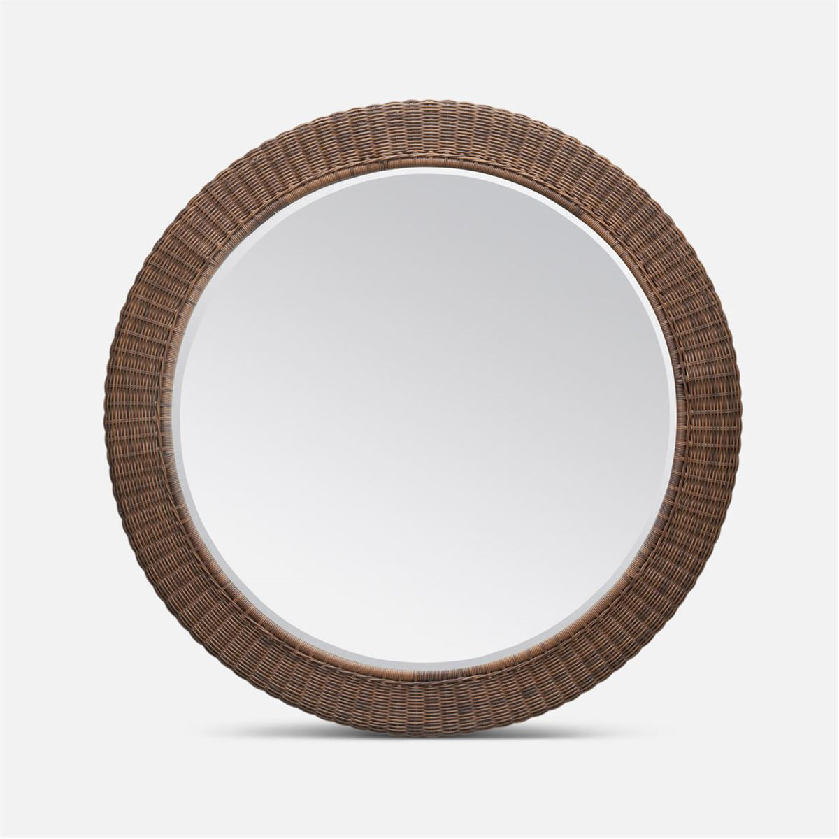 Made Goods Flannery Faux Wicker Outdoor Mirror