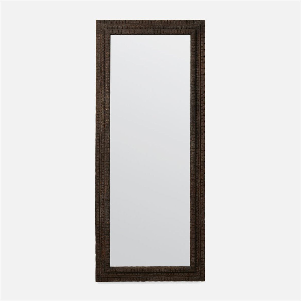 Made Goods Holsten Leaf-like Mango Wood Large Mirror