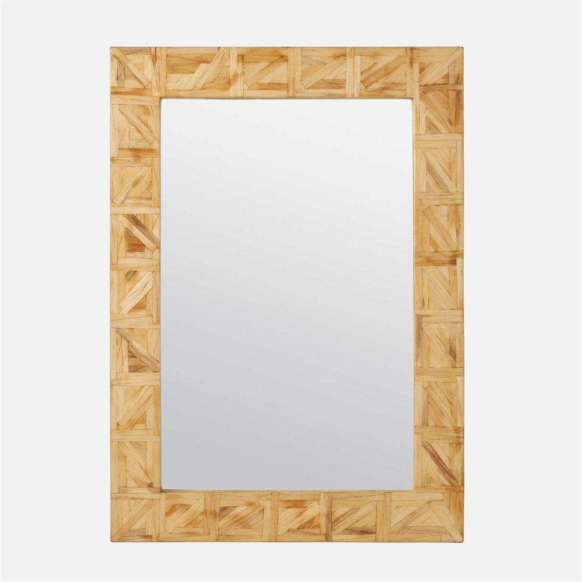 Made Goods Orley Playful Wood Veneer Mirror