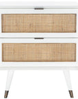 Villa & House Malmo 2-Drawer Side Table - White