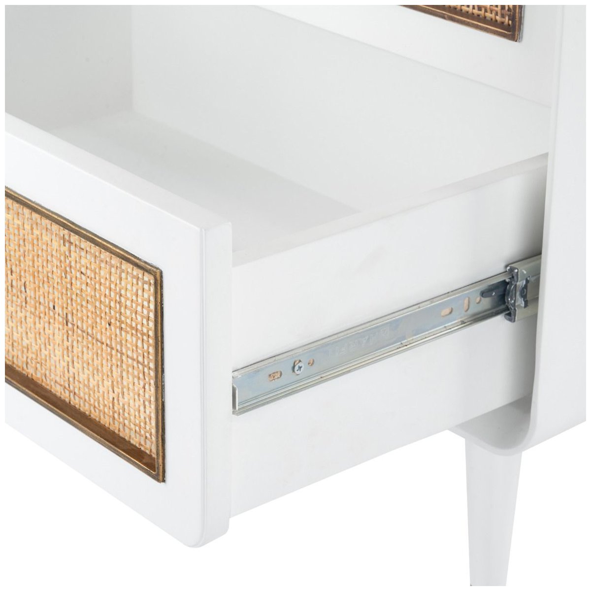 Villa &amp; House Malmo 2-Drawer Side Table - White