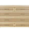 Villa & House Paulina Large 6-Drawer Chest - Natural