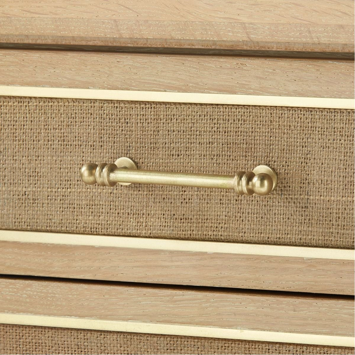 Villa &amp; House Paulina Large 6-Drawer Chest - Natural