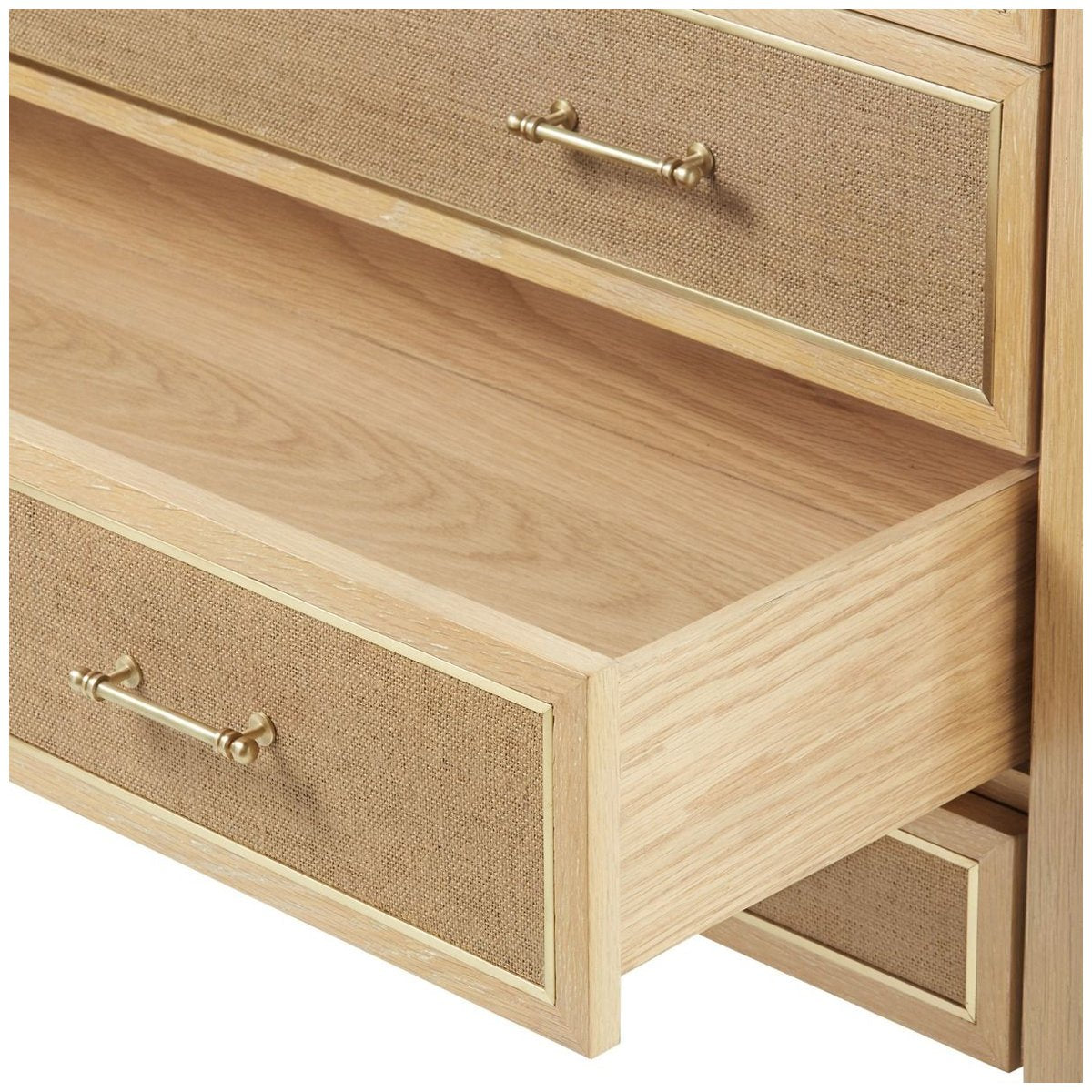 Villa &amp; House Paulina Large 6-Drawer Chest - Natural