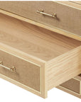 Villa & House Paulina Large 6-Drawer Chest - Natural