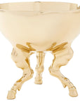 Villa & House Pegasus Bowl, Brass Finish