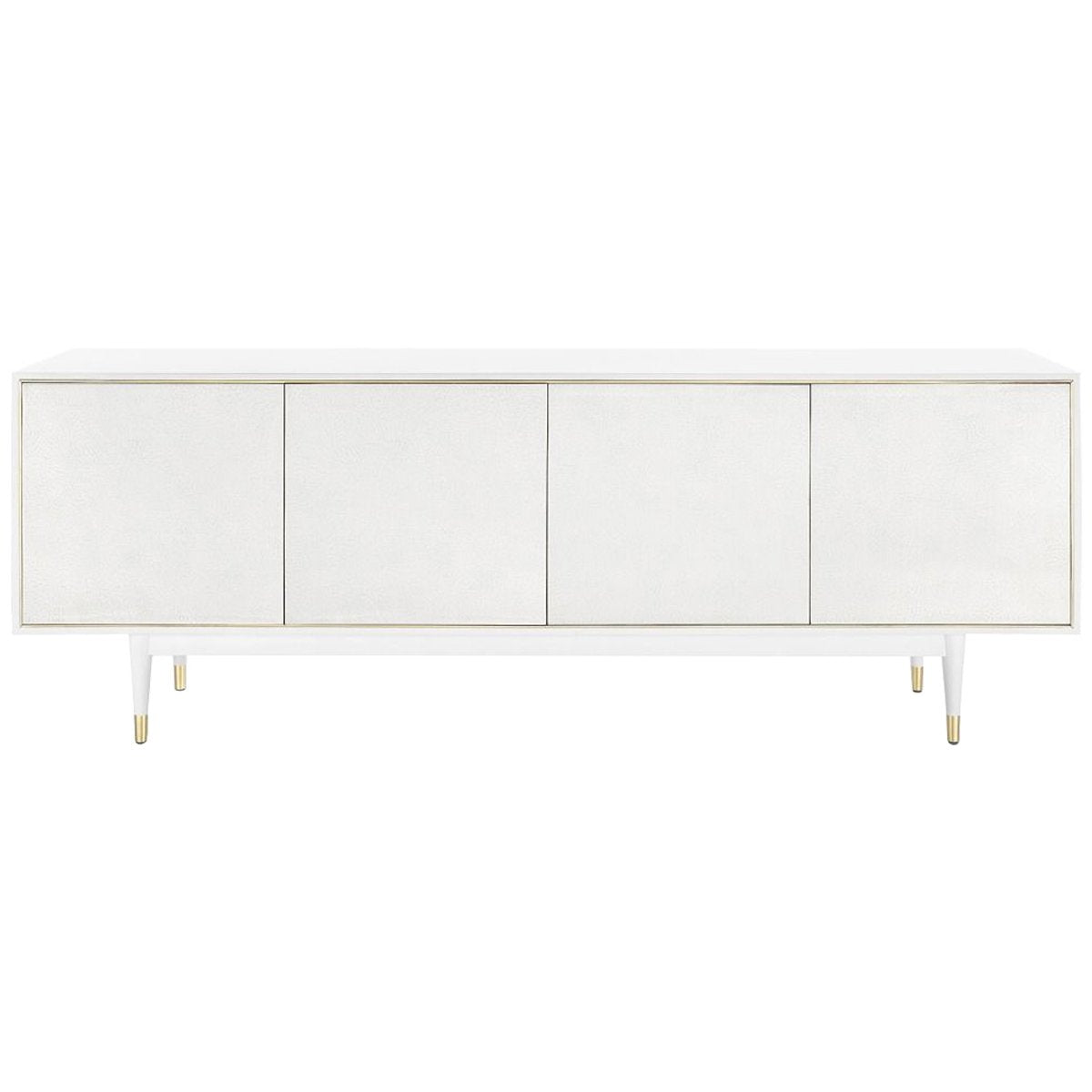 Villa &amp; House Raymond 4-Door Cabinet - White