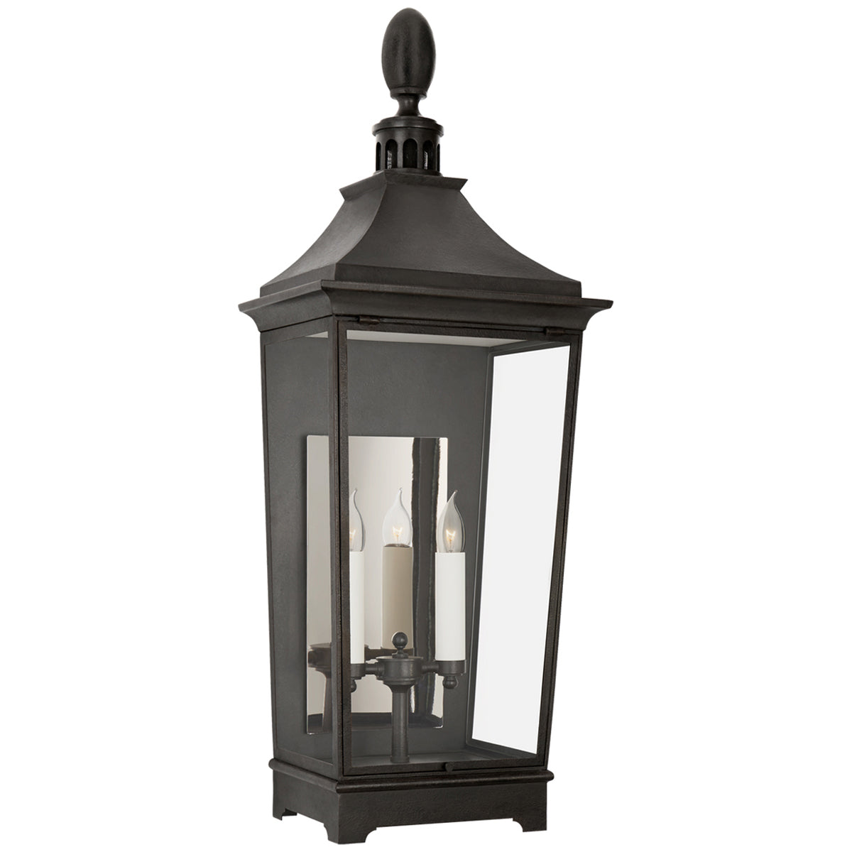 Visual Comfort Rosedale Classic Medium Tall 3/4 Wall Lantern