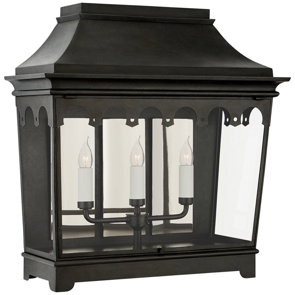 Visual Comfort Rosedale Grand Wide 3/4 Wall Lantern