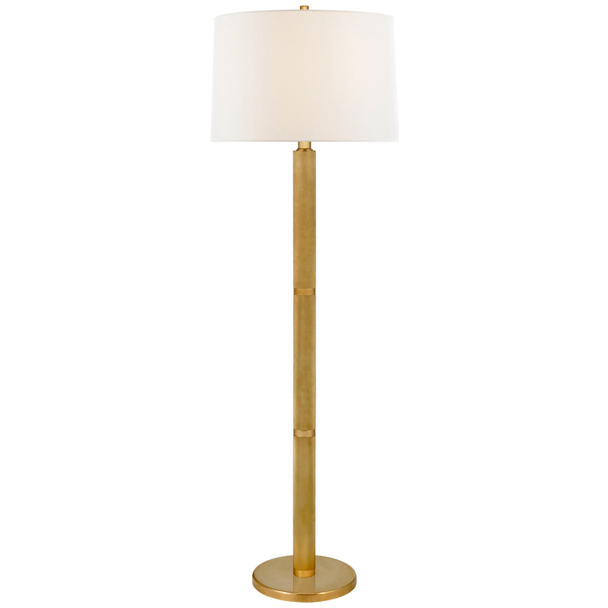 Visual Comfort Barrett Large Knurled Floor Lamp