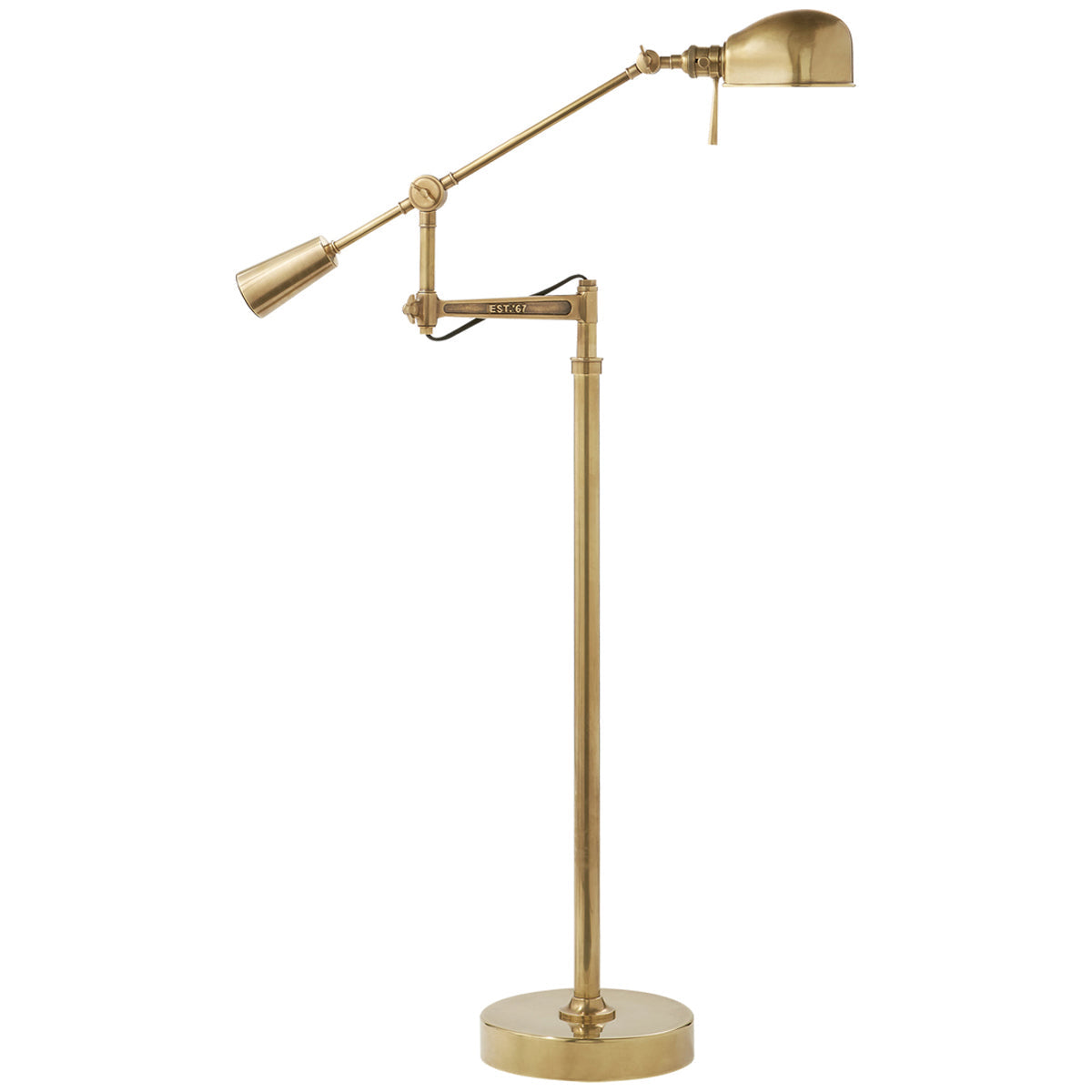 Visual Comfort RL 67 Boom Arm Floor Lamp