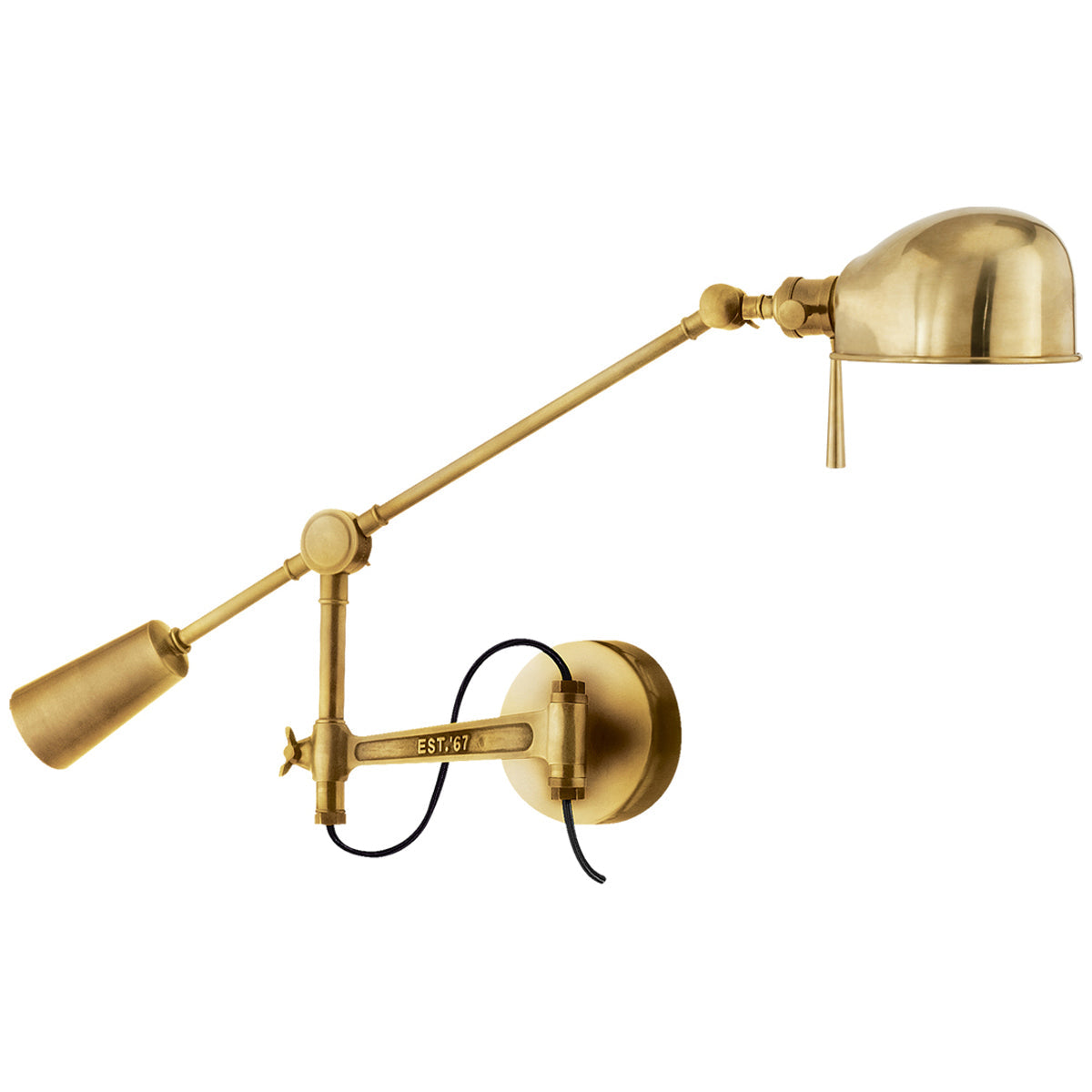 Visual Comfort RL 67 Boom Arm Wall Lamp