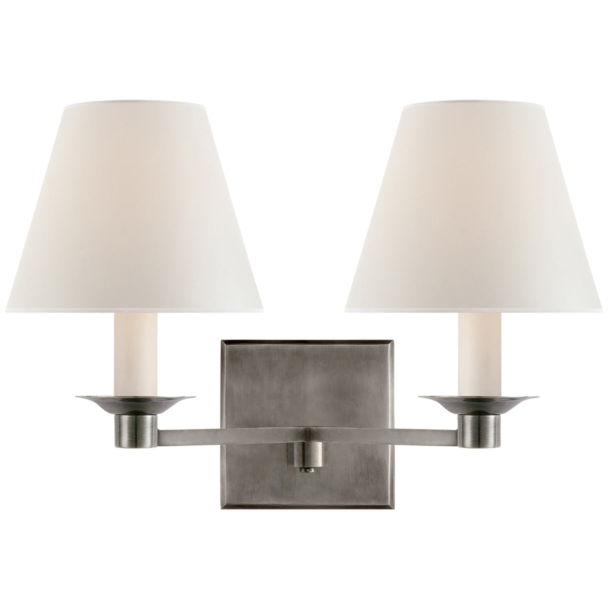 Visual Comfort Evans Double Arm Sconce