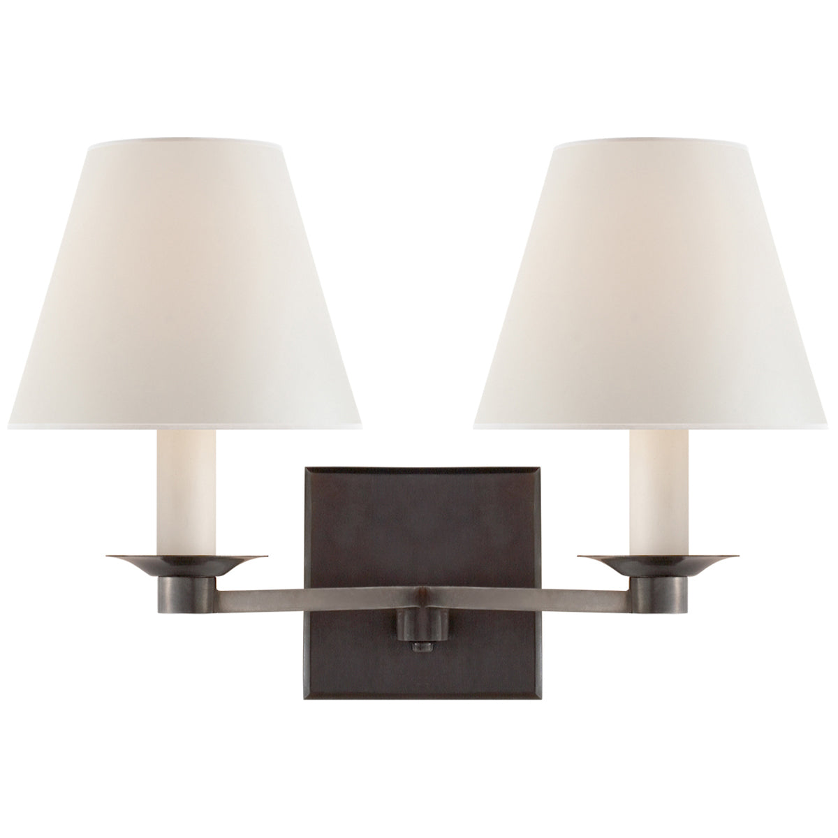 Visual Comfort Evans Double Arm Sconce