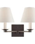 Visual Comfort Evans Double Arm Sconce