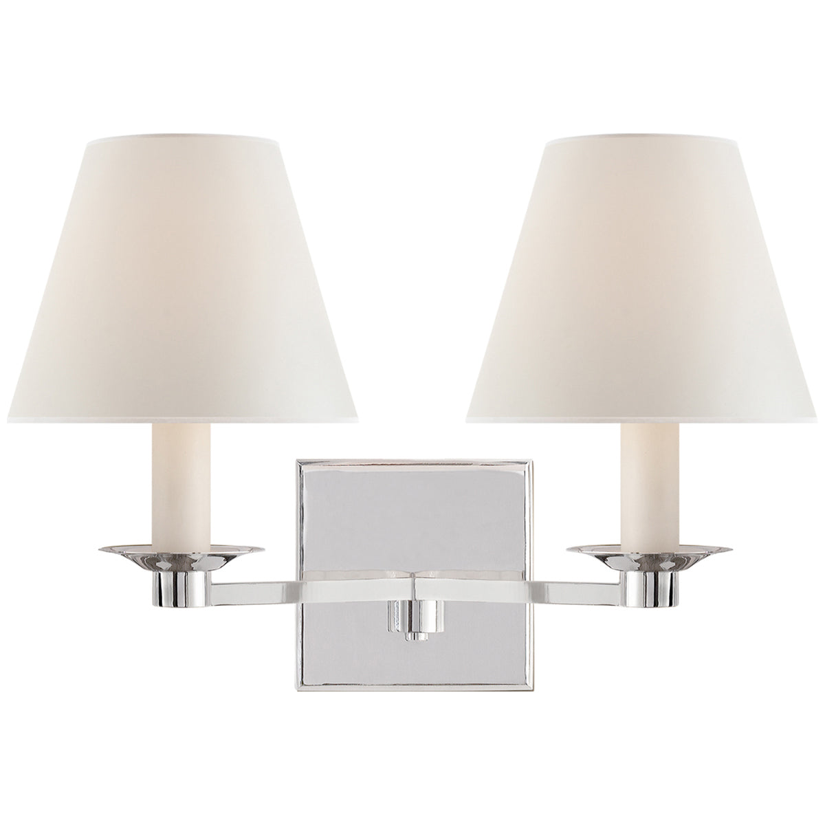 Visual Comfort Evans Double Arm Sconce