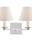 Visual Comfort Evans Double Arm Sconce