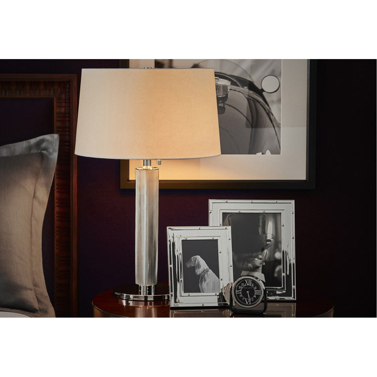 Visual Comfort Barrett Medium Knurled Table Lamp