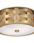 Visual Comfort Ella Woven Small Flush Mount