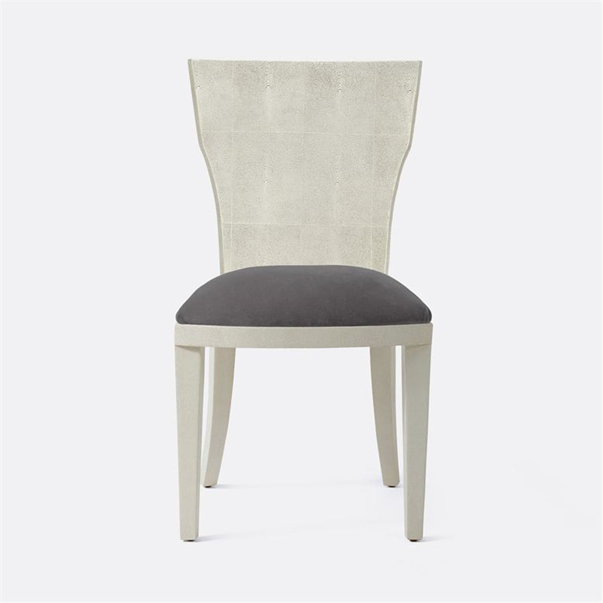 Made Goods Blair Vintage Faux Shagreen Chair in Liard Cotton Velvet