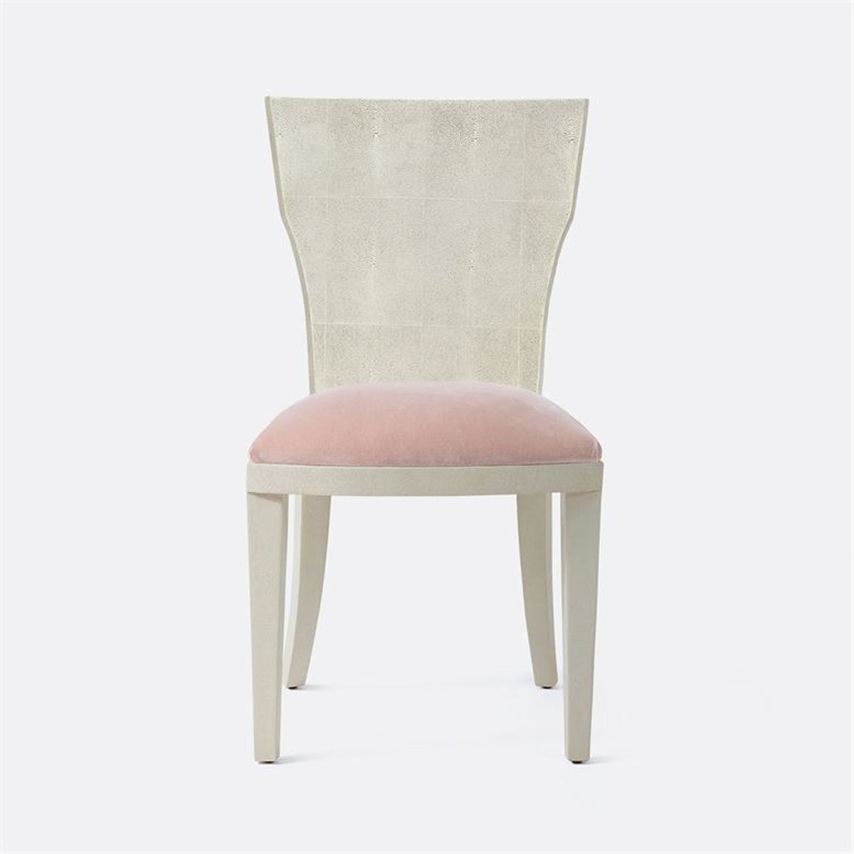 Made Goods Blair Vintage Faux Shagreen Chair in Liard Cotton Velvet