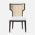 Made Goods Carleen Wingback Cane Dining Chair in Havel Velvet