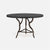 Made Goods Royce Abstract Branch Round Dining Table in Faux Shagreen Top