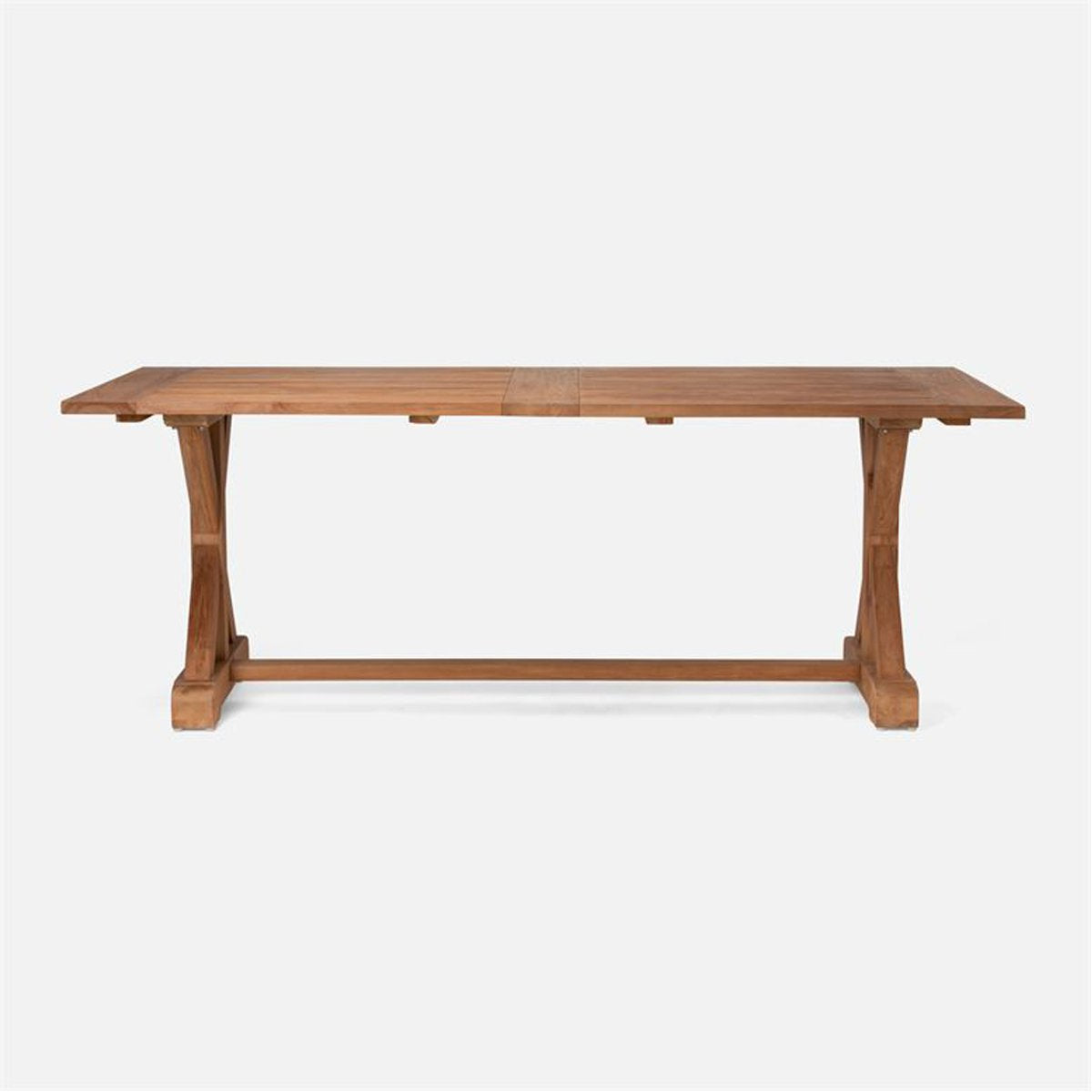 Made Goods Ulysses Rustic Natural Teak Outdoor Dining Table