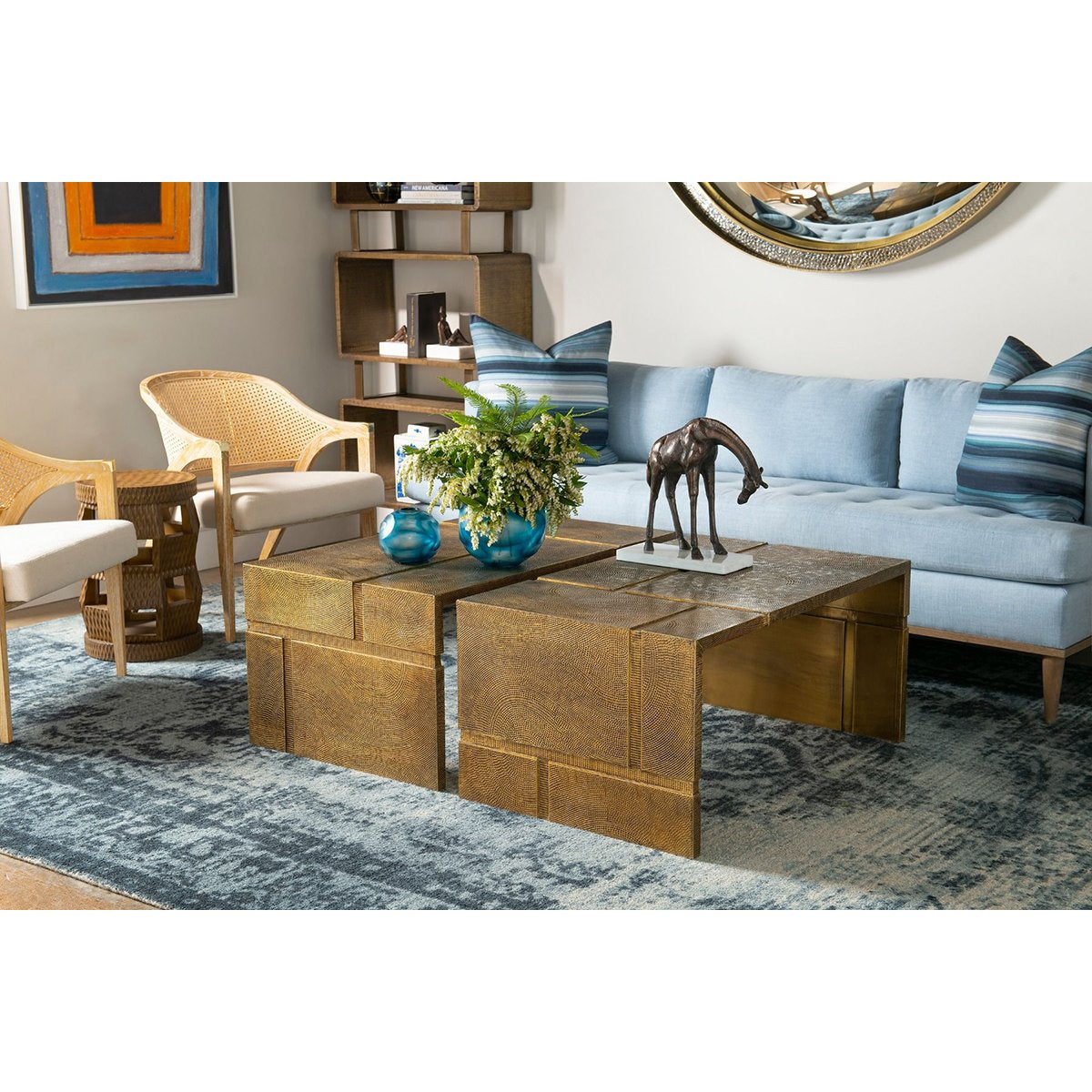 Villa &amp; House Hollis Coffee Table - Brass