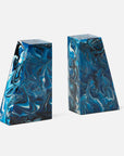 Made Goods Agnus Swirled Resin Bookends