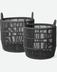 Made Goods Alcoy XL Round Performance Rope Outdoor Basket, 2-Piece Set