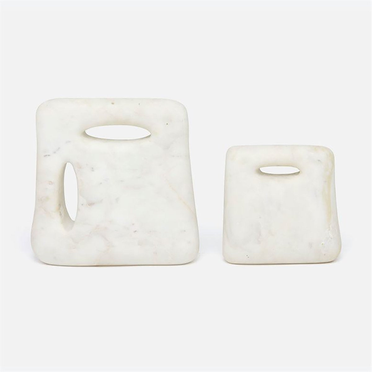 Made Goods Alvis Marble Sculpture, 2-Piece Set