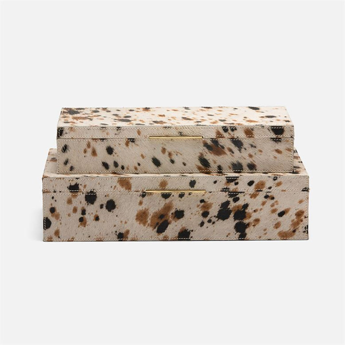 Made Goods Atticus Salt and Pepper Patterned Box, 2-Piece Set