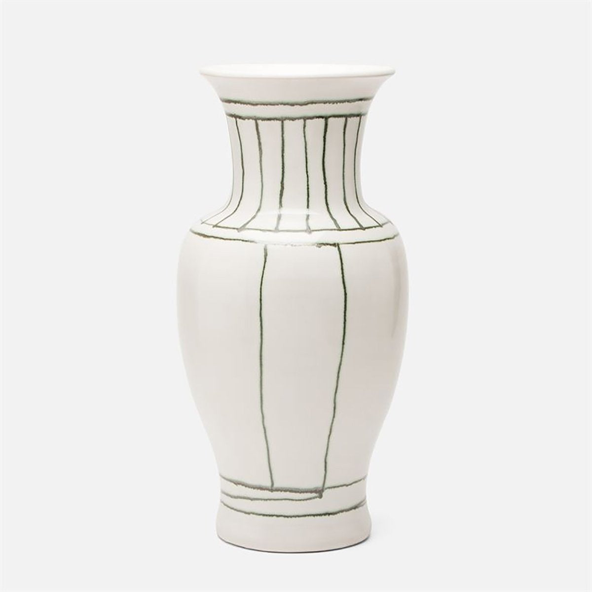 Made Goods Carmine Ceramic Outdoor Vase