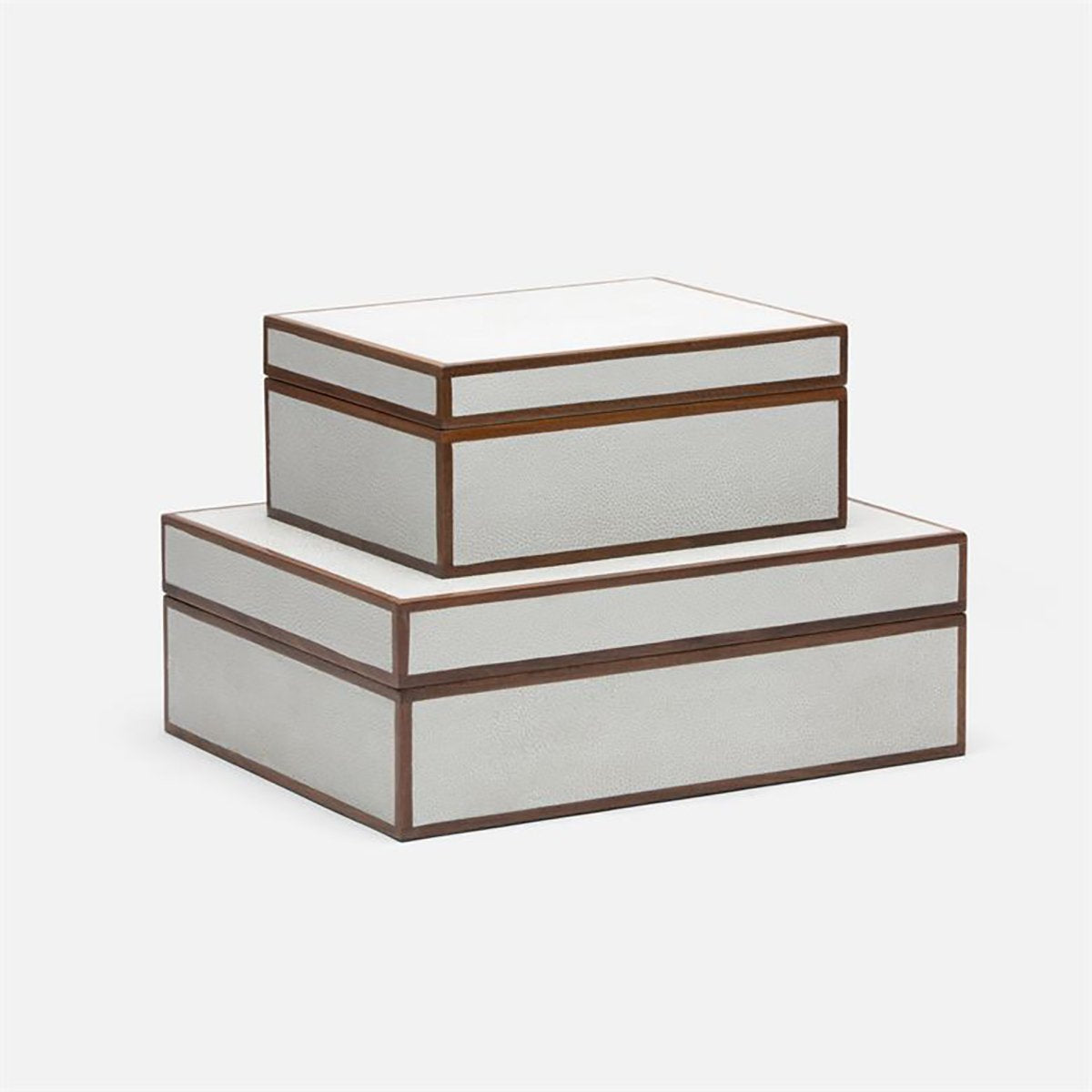 Made Goods Cooper Walnut Veneer Box Set, 2-Piece Set