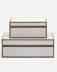 Made Goods Cooper Walnut Veneer Box Set, 2-Piece Set