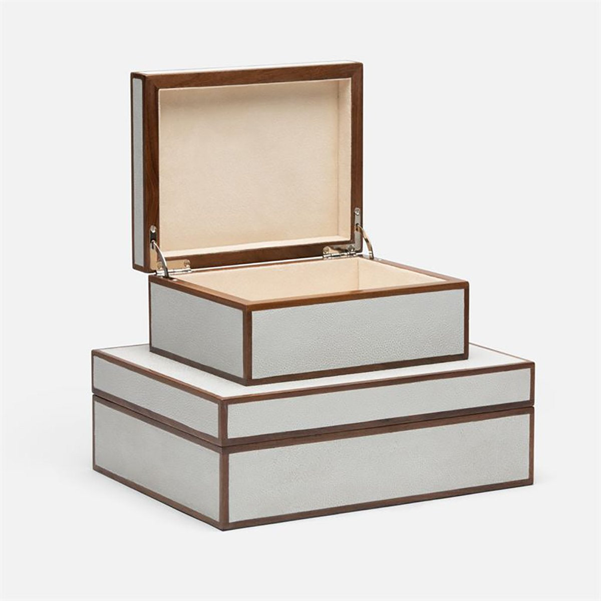 Made Goods Cooper Walnut Veneer Box Set, 2-Piece Set