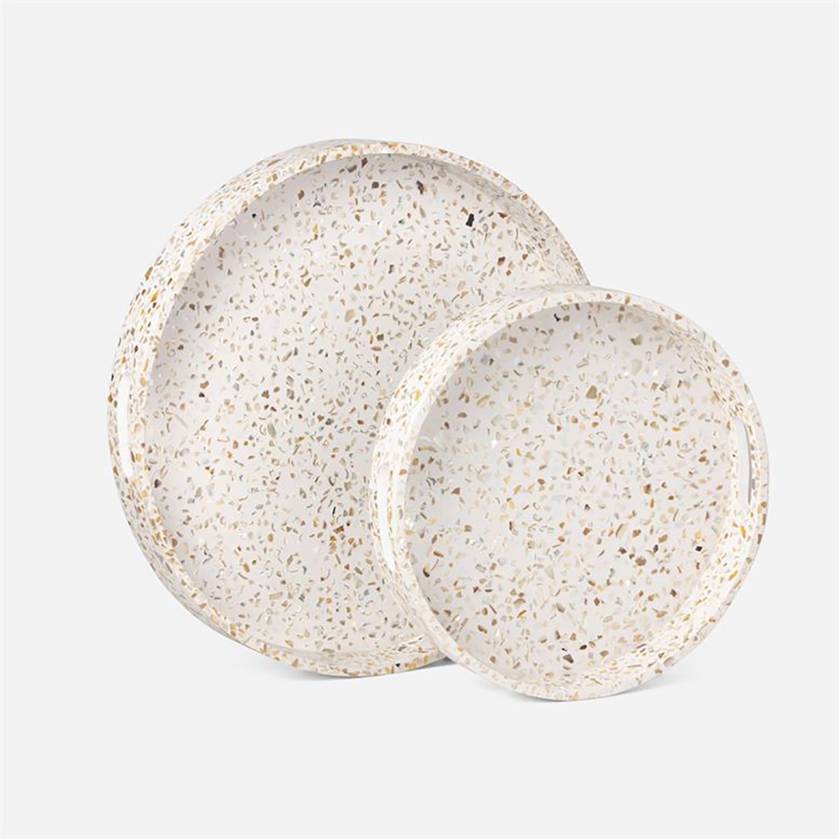 Made Goods Janison Mop Terrazzo Tray, 2-Piece Set