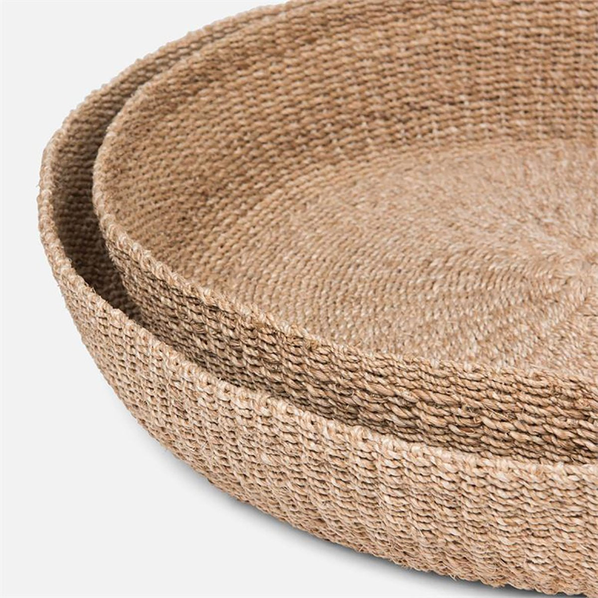 Made Goods Jiles Abaca Fiber Basket, 2-Piece Set