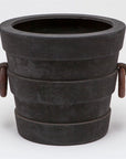 Made Goods Leslie Oversized Outdoor Pots with Decorative Handles